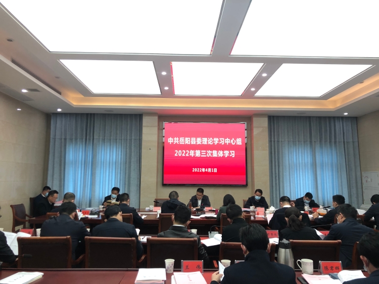 中共岳阳县委全面依法治县委员会第二次会议召开